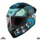 Casca integrala Axxis Fenix Angry Face C7 albastru mat - tip viziera: MT-V-31B