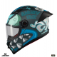 Casca integrala Axxis Fenix Angry Face C7 albastru mat - tip viziera: MT-V-31B