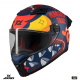 Casca integrala Axxis Fenix Angry Face C5 rosu mat - tip viziera: MT-V-31B