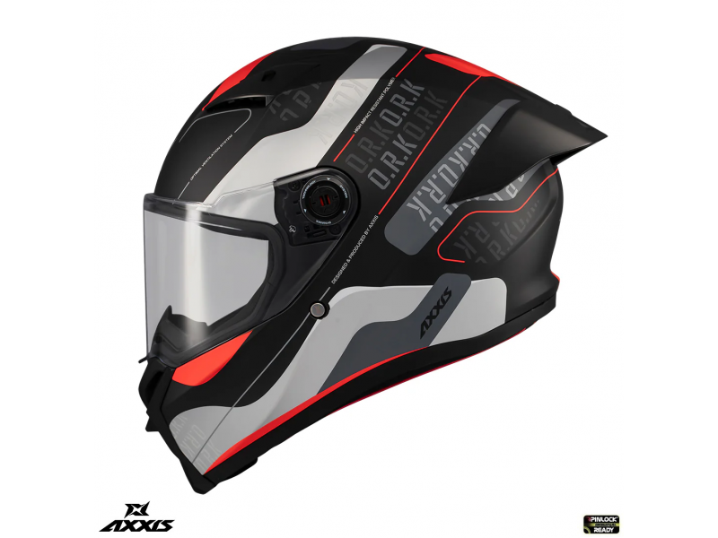 Casca integrala Axxis Fenix Ork B5 rosu mat - tip viziera: MT-V-31B Casca integrala Axxis Fenix Ork B5 rosu mat - tip viziera: MT-V-31B