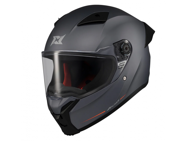 Casca integrala Axxis Fenix A12 gri mat - tip viziera: MT-V-31B