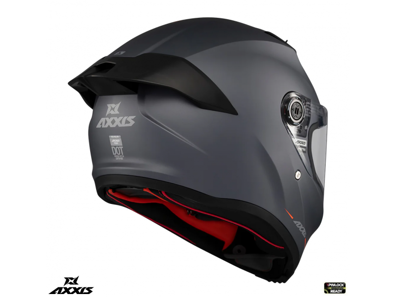 Casca integrala Axxis Fenix A12 gri mat - tip viziera: MT-V-31B
