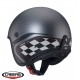 Casca open face (jet) Caberg model Freeride X Daytona O9 matt gun (titanium)/negru/alb mat (fibra de sticla) Casca open face (jet) Caberg model Freeride X Daytona O9 matt gun (titanium)/negru/alb mat (fibra de sticla)