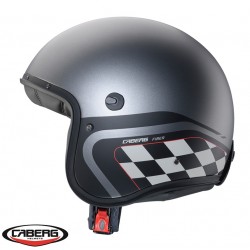 Casca open face (jet) Caberg model Freeride X Daytona O9 matt gun (titanium)/negru/alb mat (fibra de sticla) Casca open face (jet) Caberg model Freeride X Daytona O9 matt gun (titanium)/negru/alb mat (fibra de sticla)