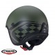 Casca open face (jet) Caberg model Freeride X Daytona P4 verde military/negru mat (fibra de sticla) Casca open face (jet) Caberg model Freeride X Daytona P4 verde military/negru mat (fibra de sticla)