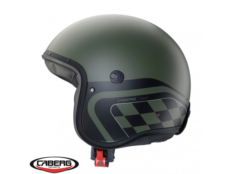 Casca open face (jet) Caberg model Freeride X Daytona P4 verde military/negru mat (fibra de sticla) Casca open face (jet) Caberg model Freeride X Daytona P4 verde military/negru mat (fibra de sticla)