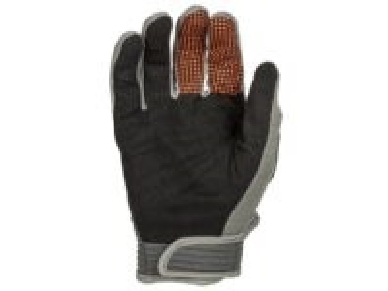 Manusi moto unisex cross-enduro Fly Racing model F-16 culoare: gri/portocaliu