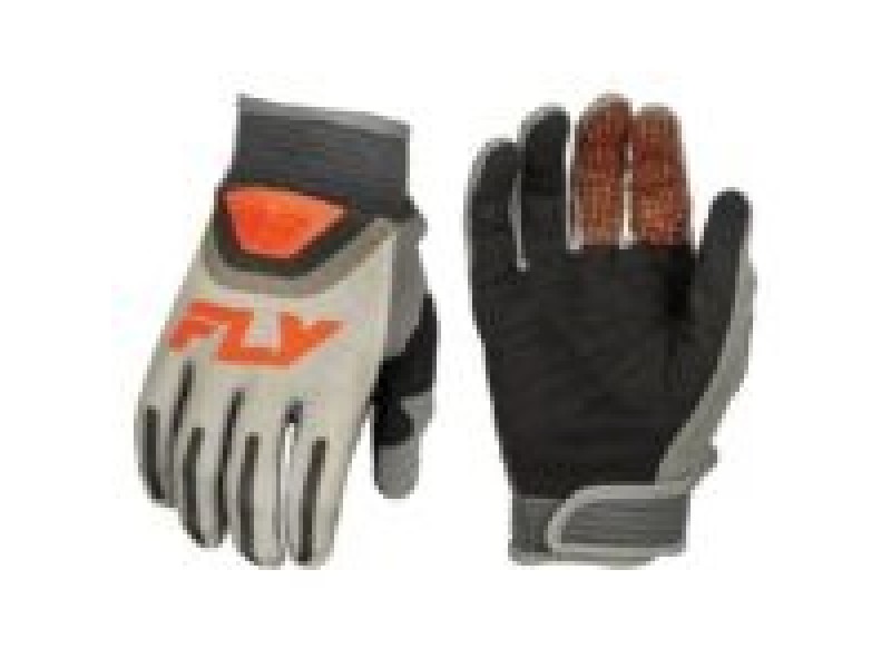 Manusi moto unisex cross-enduro Fly Racing model F-16 culoare: gri/portocaliu