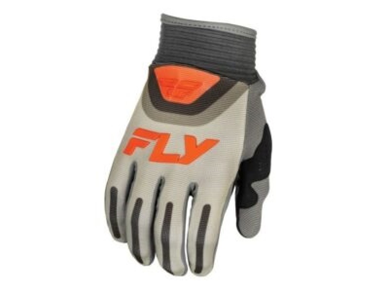 Manusi moto unisex cross-enduro Fly Racing model F-16 culoare: gri/portocaliu