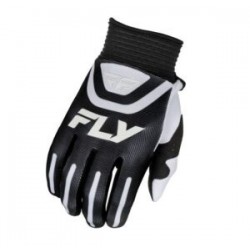 Manusi moto copii cross-enduro Fly Racing model F-16 culoare: negru/alb
