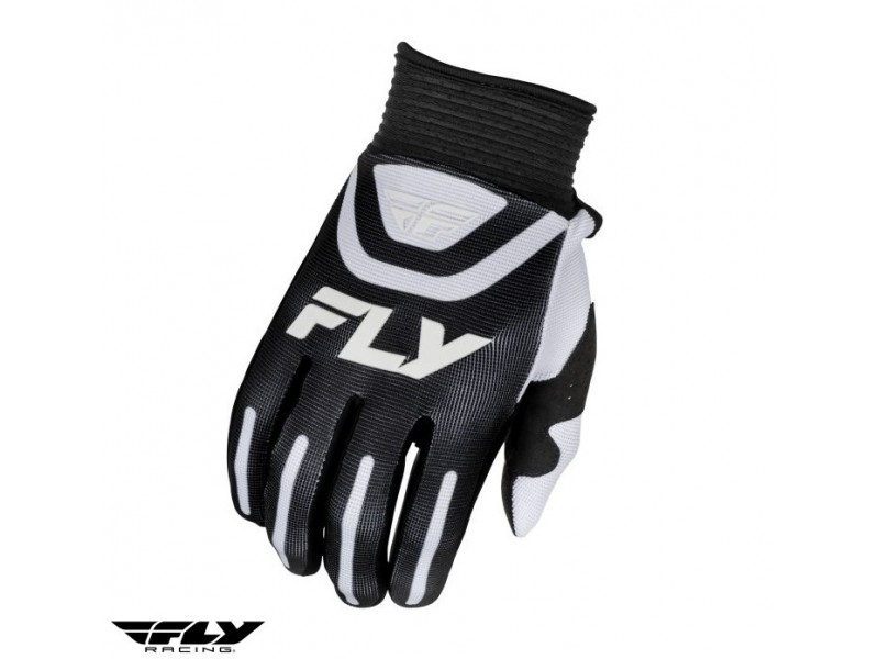 Manusi moto copii cross-enduro Fly Racing model F-16 culoare: negru/alb Manusi moto copii cross-enduro Fly Racing model F-16 culoare: negru/alb