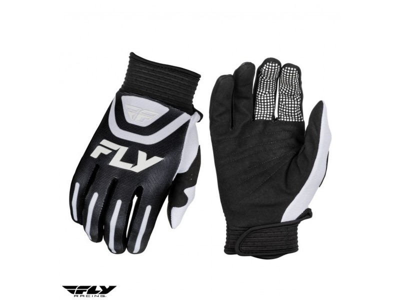Manusi moto copii cross-enduro Fly Racing model F-16 culoare: negru/alb Manusi moto copii cross-enduro Fly Racing model F-16 culoare: negru/alb