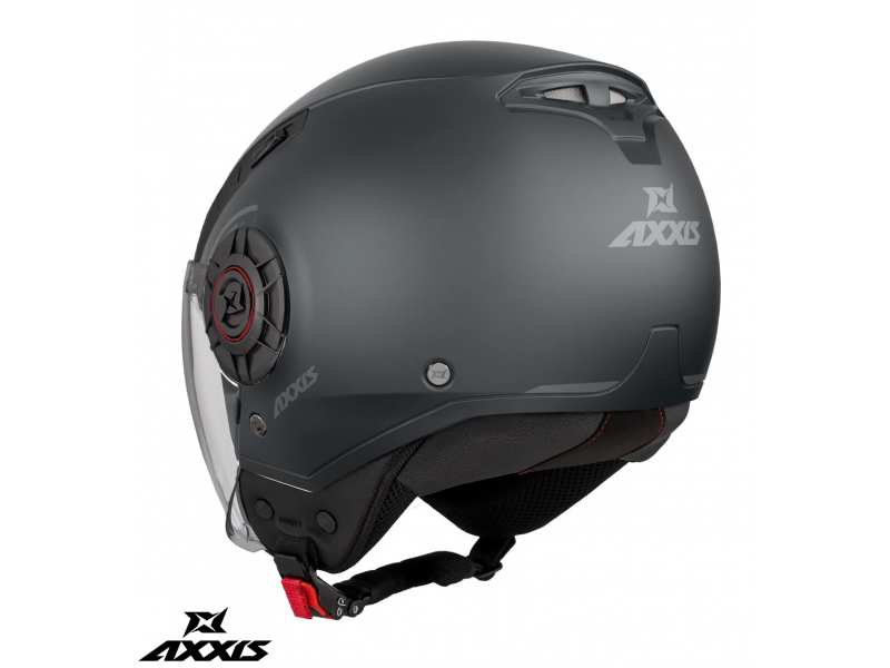 Casca Axxis model Metro S A2 titanium mat (open face) - omologare noua ECE 22.06