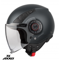 Casca Axxis model Metro S A2 titanium mat (open face) - omologare noua ECE 22.06