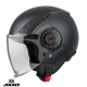Casca Axxis model Metro S A2 titanium mat (open face) - omologare noua ECE 22.06