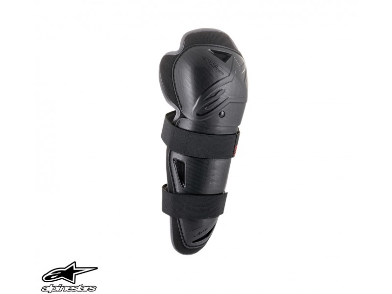 Set protectii genunchi copii Alpine Star model MX Youth Bionic Action culoare: negru/rosu - marime universala