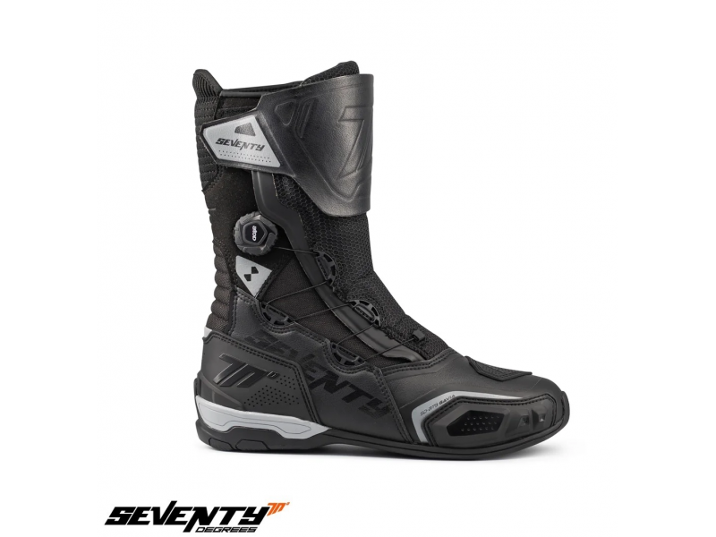 Ghete (cizme) moto Touring Unisex Seventy model SD-BT9 Gavia culoare: negru