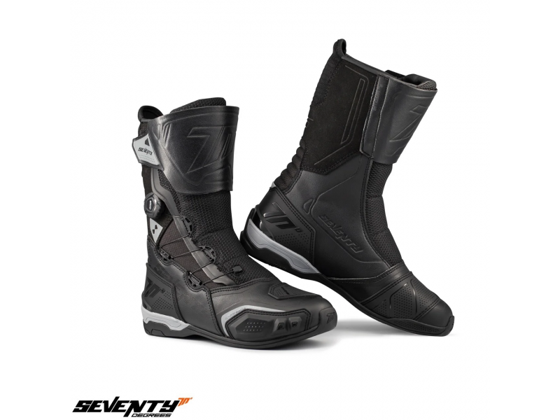 Ghete (cizme) moto Touring Unisex Seventy model SD-BT9 Gavia culoare: negru