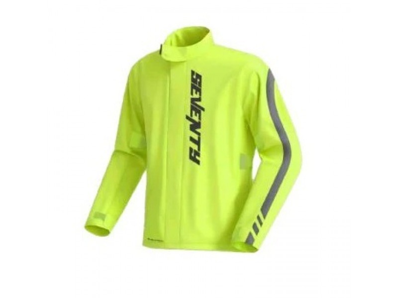 Costum moto ploaie (geaca+pantaloni) Seventy model SD-S5 Monsoon culoare: galben/negru (montare peste echipament)