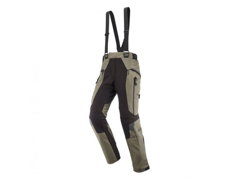 Pantaloni motociclete barbati Touring/Adventure Ixon All season/vara model Odin MS culoare: khaki/negru