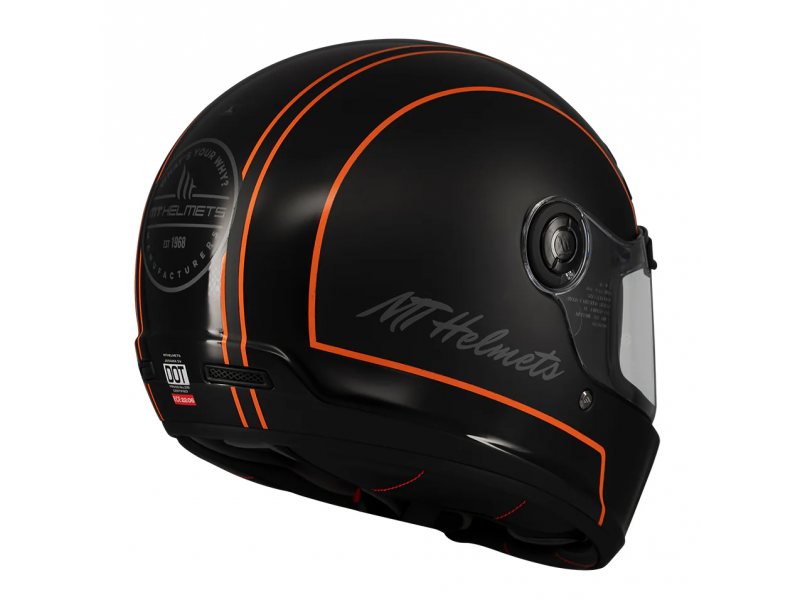 Casca integrala MT Jarama SV Wild B1 negru mat - model Retro