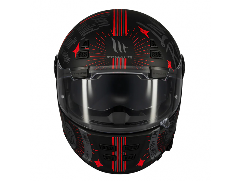 Casca integrala MT Jarama SV Art E5 negru/gri mat - model Retro