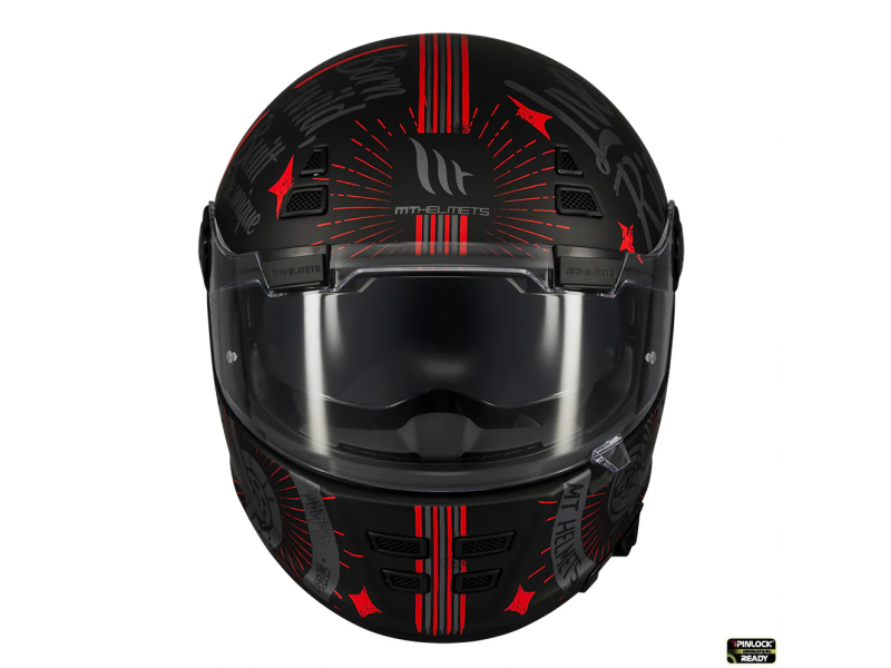 Casca integrala MT Jarama SV Art E5 negru/gri mat - model Retro Casca integrala MT Jarama SV Art E5 negru/gri mat - model Retro