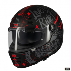 Casca integrala MT Jarama SV Art E5 negru/gri mat - model Retro Casca integrala MT Jarama SV Art E5 negru/gri mat - model Retro