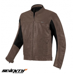 Geaca (jacheta) barbati piele Urban Seventy vara model SD-JL4 Legend Classic culoare: maro Geaca (jacheta) barbati piele Urban Seventy vara model SD-JL4 Legend Classic culoare: maro