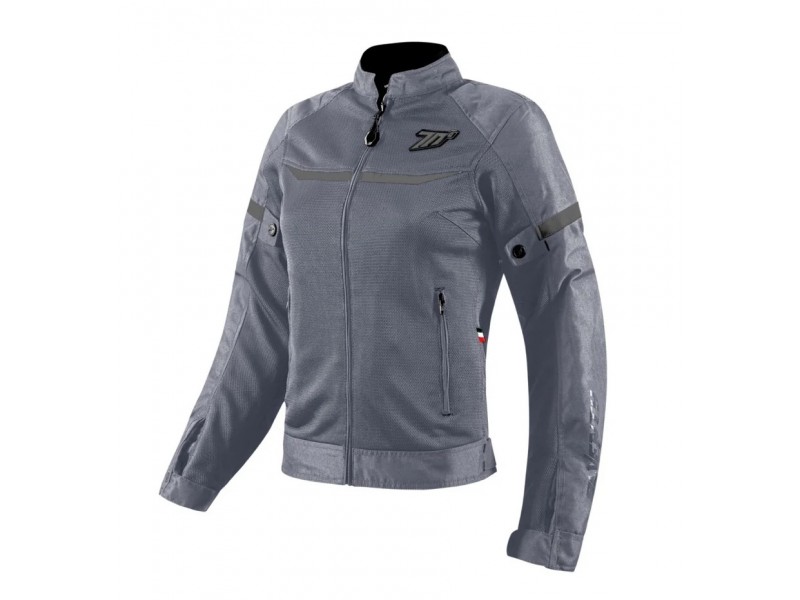 Geaca (jacheta) femei Racing vara Seventy model SD-JR30.2 Mojave culoare: gri ice