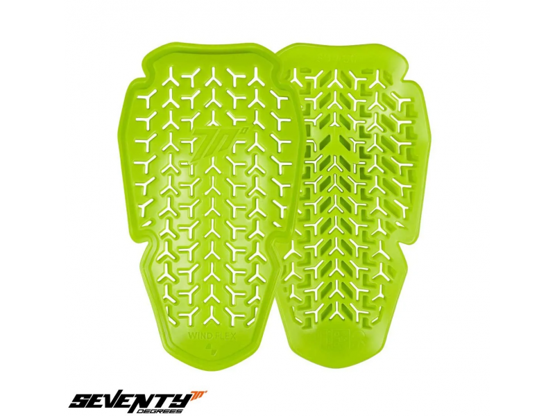 Set protectii coate/genunchi femei omologate Seventy model SD-A31 Windflex Small (Level 2) – culoare: verde fluor