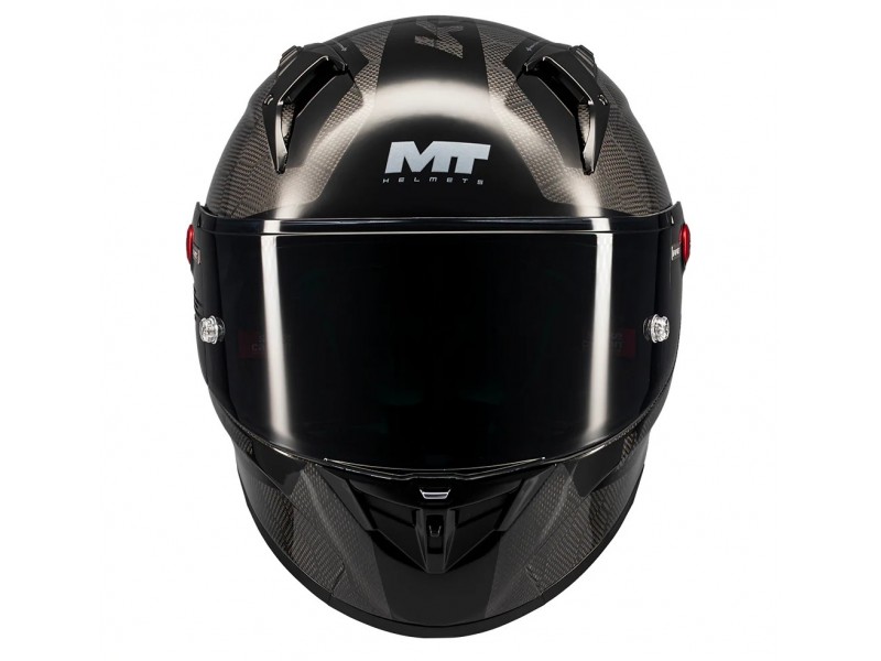 Casca integrala MT KRE+ S Pure Carbon A1 negru lucios - 100% carbon