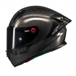 Casca integrala MT KRE+ S Pure Carbon A1 negru lucios - 100% carbon