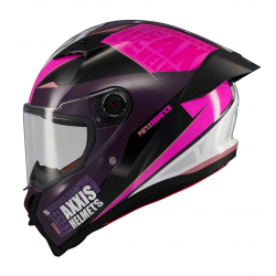 Casca integrala Axxis Fenix Essence C8 roz mat - tip viziera: MT-V-31B