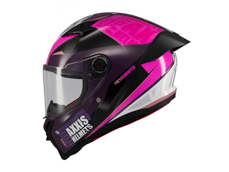 Casca integrala Axxis Fenix Essence C8 roz mat - tip viziera: MT-V-31B