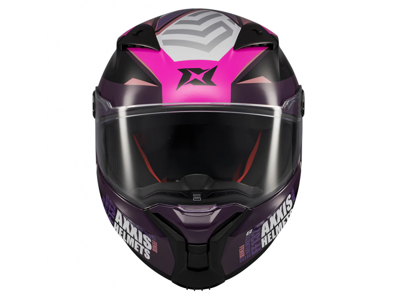 Casca integrala Axxis Fenix Essence C8 roz mat - tip viziera: MT-V-31B