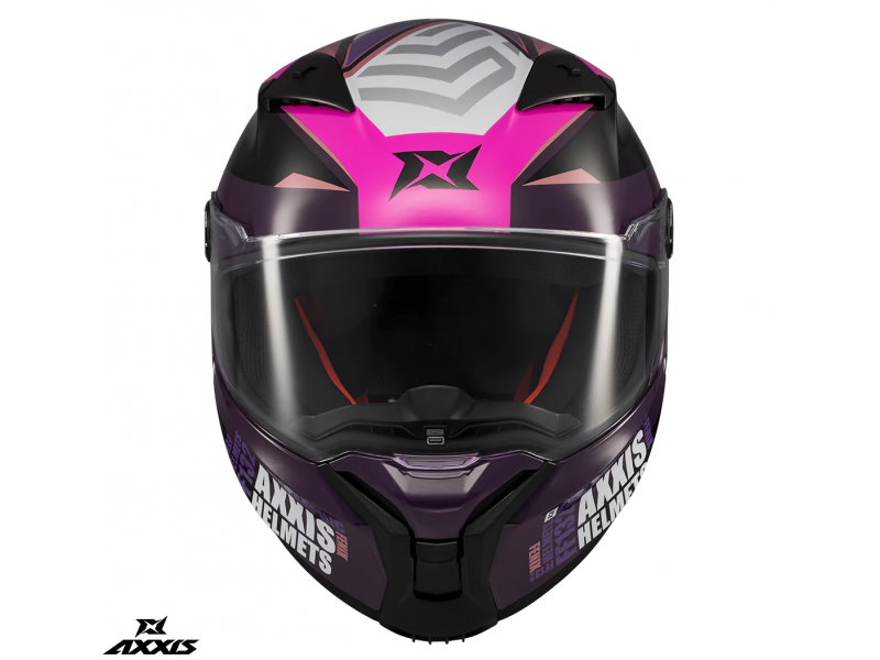 Casca integrala Axxis Fenix Essence C8 roz mat - tip viziera: MT-V-31B