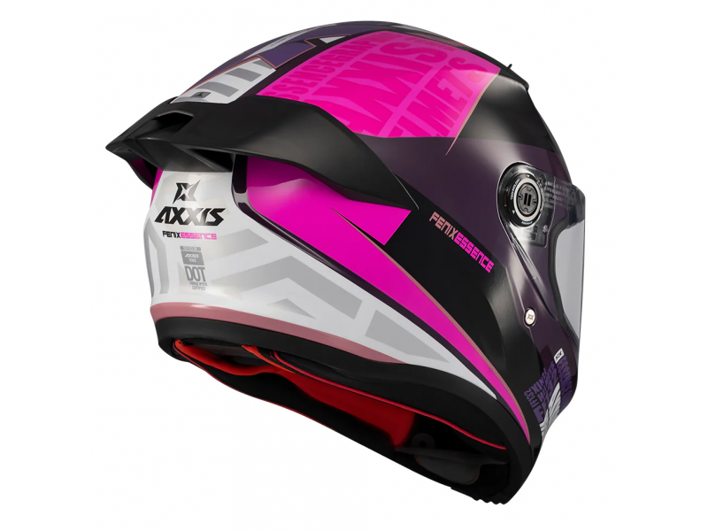 Casca integrala Axxis Fenix Essence C8 roz mat - tip viziera: MT-V-31B