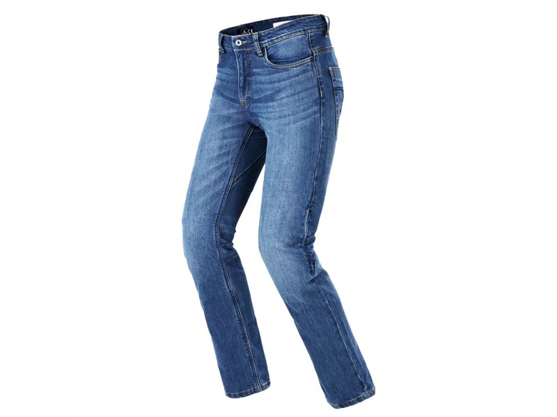 Blugi (jeans) moto barbati Seventy model SD-PJ18 Torino tip Regular fit culoare: albastru