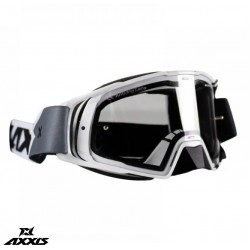 Ochelari Axxis Off road (cross-enduro) MX EVO Strap A0 alb - culoare: alb