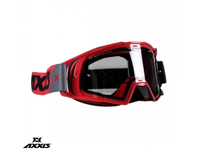Ochelari Axxis Off road (cross-enduro) MX EVO Strap A5 rosu - culoare: rosu Ochelari Axxis Off road (cross-enduro) MX EVO Strap A5 rosu - culoare: rosu