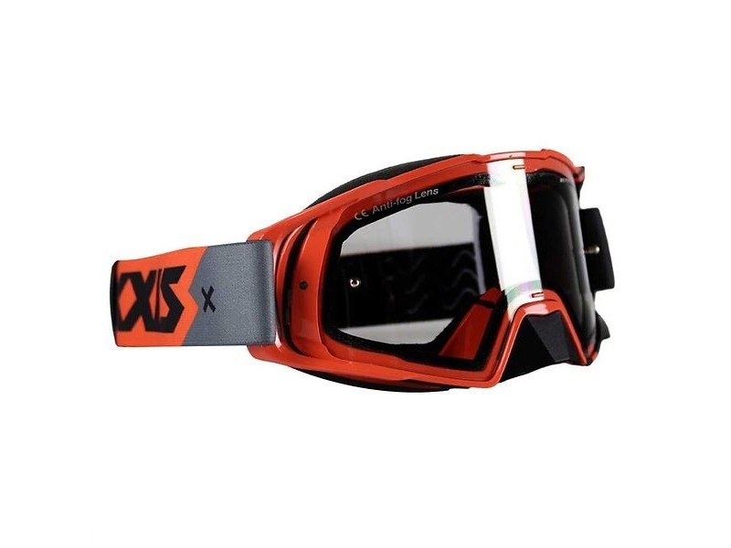 Ochelari Axxis Off road (cross-enduro) MX EVO Strap A4 orange - culoare: portocaliu