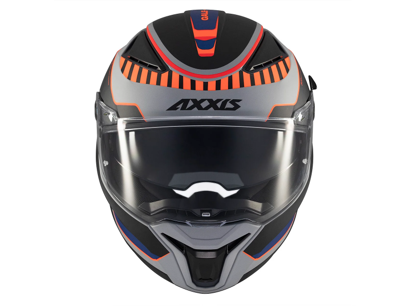 Casca integrala Axxis Panther SV Gale C4 portocaliu mat (ochelari soare integrati) - tip viziera: MT-V-31B