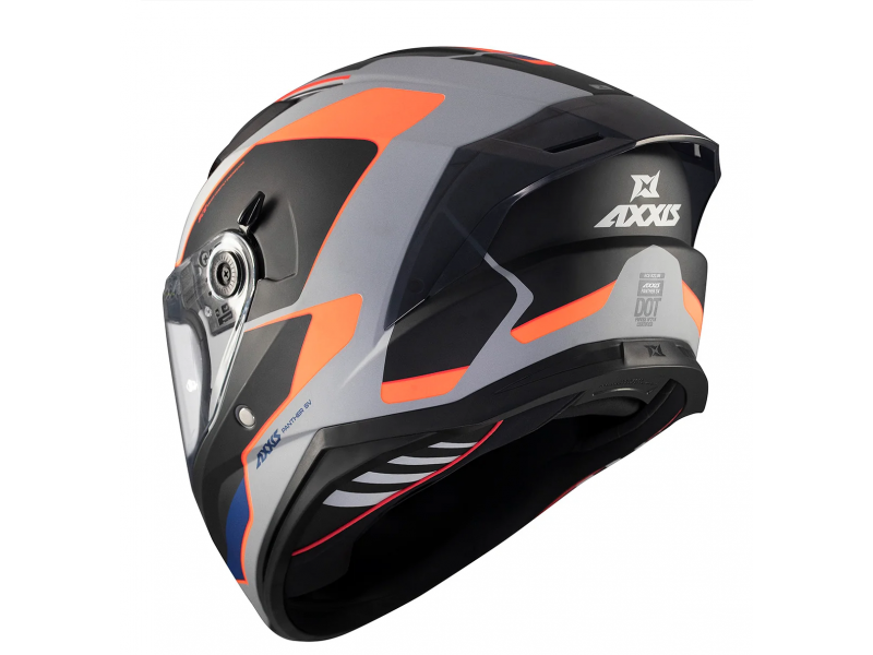 Casca integrala Axxis Panther SV Gale C4 portocaliu mat (ochelari soare integrati) - tip viziera: MT-V-31B