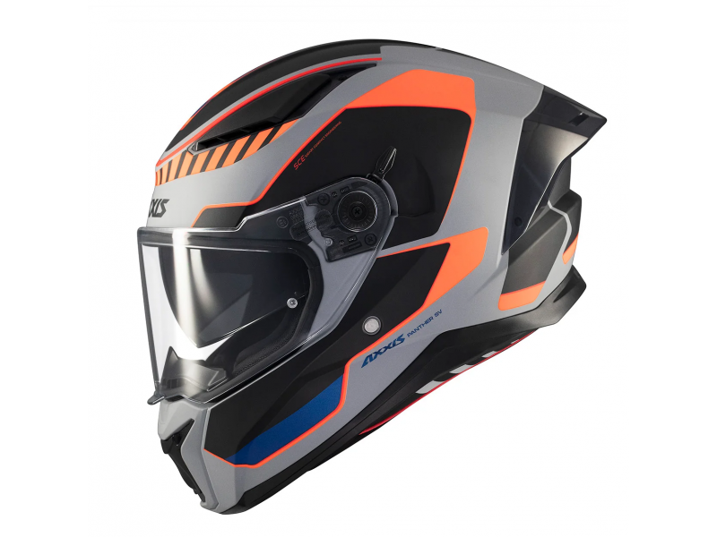 Casca integrala Axxis Panther SV Gale C4 portocaliu mat (ochelari soare integrati) - tip viziera: MT-V-31B