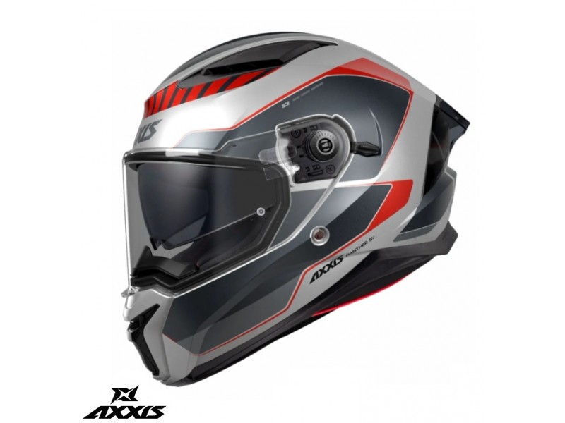 Casca integrala Axxis Panther SV Gale A5 rosu mat (ochelari soare integrati) - tip viziera: MT-V-31B