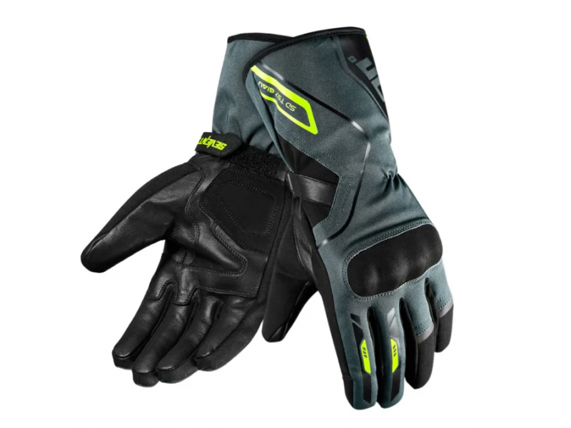 Manusi barbati Touring/Adventure iarna Seventy model:SD-T57 Giao-culoare:negru/gri/galben fluor