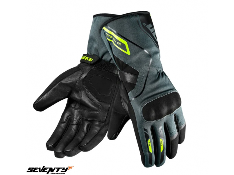 Manusi barbati Touring/Adventure iarna Seventy model:SD-T57 Giao-culoare:negru/gri/galben fluor