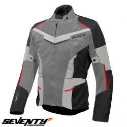 Geaca (jacheta) motociclete barbati Touring Seventy vara model SD-JT70 Atacama culoare: negru/gri/rosu Geaca (jacheta) motociclete barbati Touring Seventy vara model SD-JT70 Atacama culoare: negru/gri/rosu