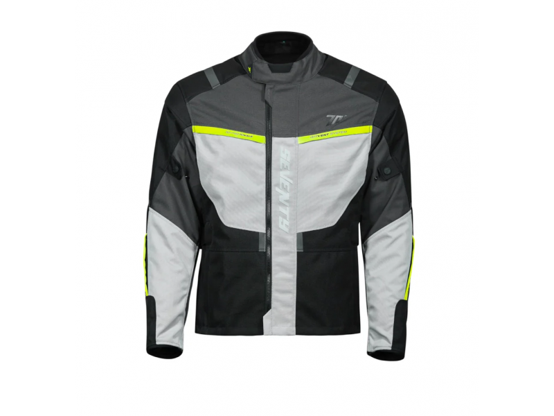 Geaca (jacheta) barbati Touring/Adventure Seventy iarna model SD-JT83 Tonale culoare: negru/gri/galben fluor